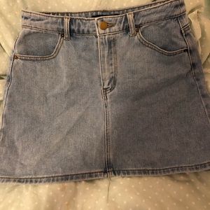Stretchy denim mini skirt from forever 21